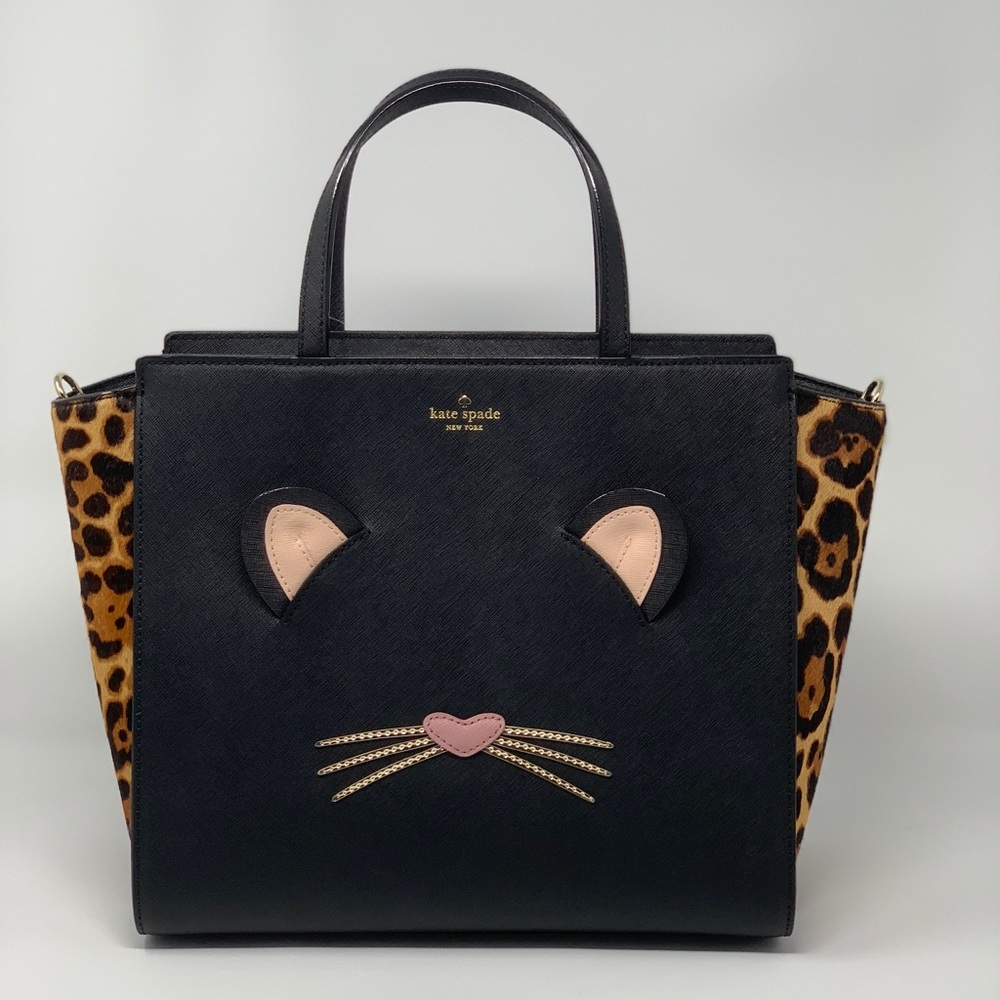 Kate Spade Leopard Hayden RunWild Cat Tote Bag